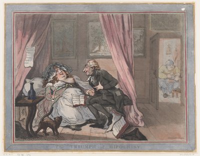 Hyckleriets triumf, 11 januari 1787, 11 januari 1787. av Thomas Rowlandson