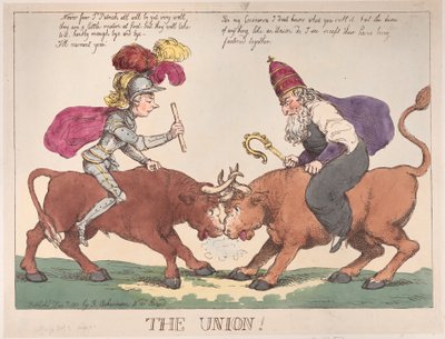 Unionen, 1 januari 1801., 1 januari 1801. av Thomas Rowlandson