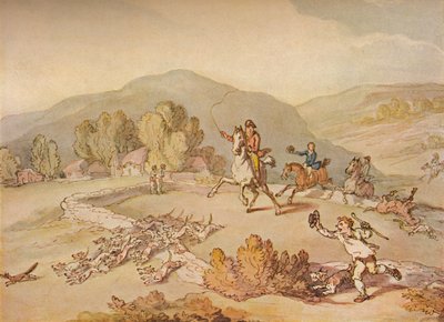 Byjakten, c1800, 1922 av Thomas Rowlandson