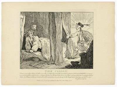 The Vision, från Boswells resa till Hebriderna av Thomas Rowlandson