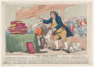 Ordätaren, 30 december 1786, 30 december 1786. av Thomas Rowlandson