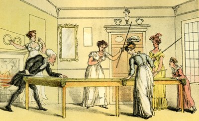 "Biljardbordet" av Thomas Rowlandson