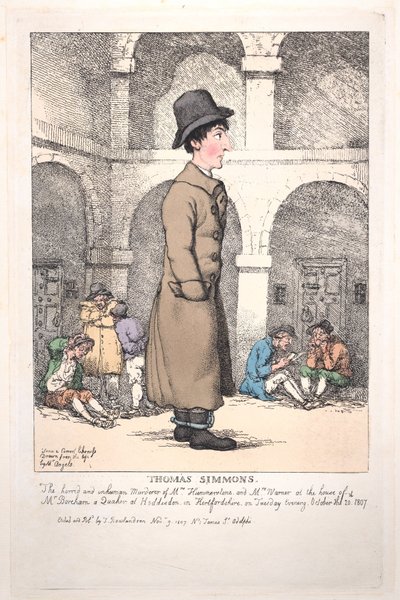 Thomas Simmons, 9 november 1807, 9 november 1807. av Thomas Rowlandson