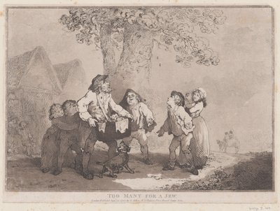 För många för en jude, 20 september 1785, 20 september 1785. av Thomas Rowlandson