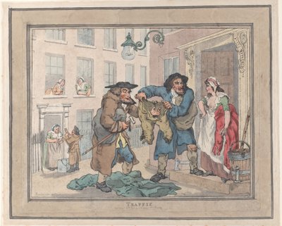Trafiken, 1791., 1791. av Thomas Rowlandson
