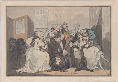 Transplantation of Teeth, 1787., 1787. av Thomas Rowlandson