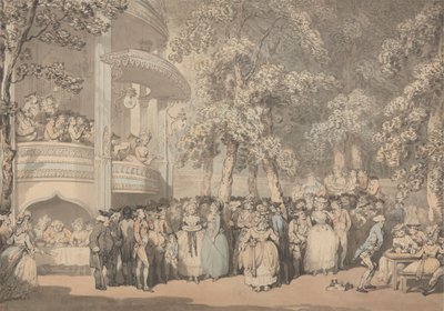 Vauxhall Gardens av Thomas Rowlandson
