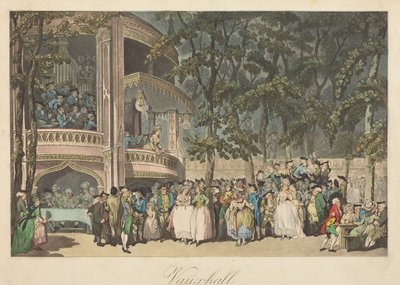 Vauxhall Gardens av Thomas Rowlandson