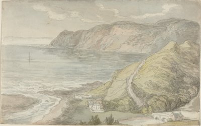 Utsikt från Inn at Lynton av Thomas Rowlandson
