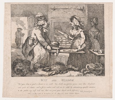 Vett och visdom Pittoreska skönheter i Boswell, Part the First, 15 maj 1786., 15 maj 1786. av Thomas Rowlandson