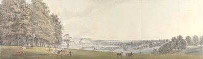 Utsikt över Boxhill från Norbury Park, Surrey av Thomas Sandby