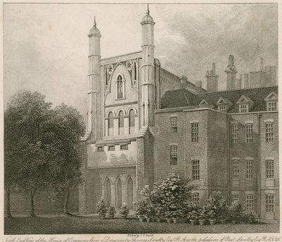 Nordostvy av underhuset från en teckning av Thomas Sandby RA av Thomas Sandby