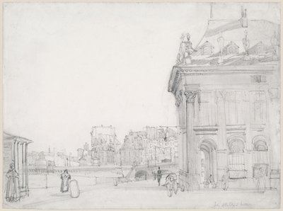 Ile de la Cité från Institut, Paris av Thomas Shotter Boys