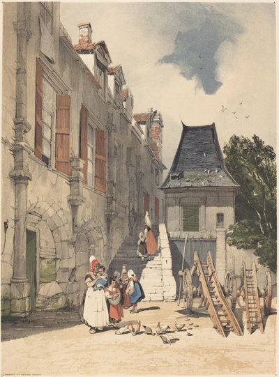 St. Amand Abbey, Rouen av Thomas Shotter Boys