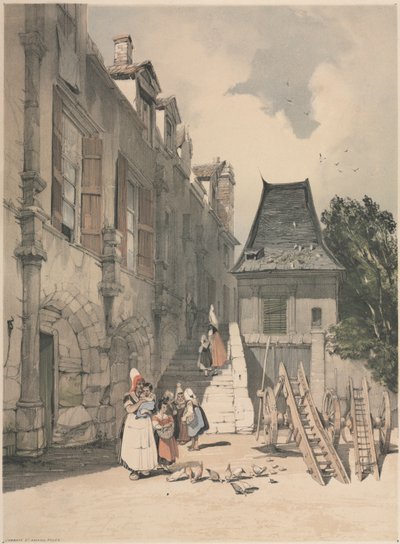 St. Amand Abbey, Rouen av Thomas Shotter Boys