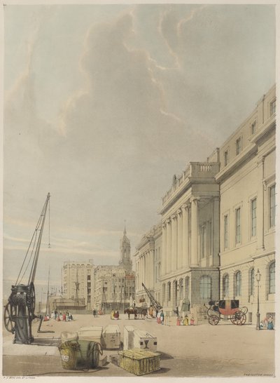 London som det är: Dörröppning, Custom House av Thomas Shotter Boys