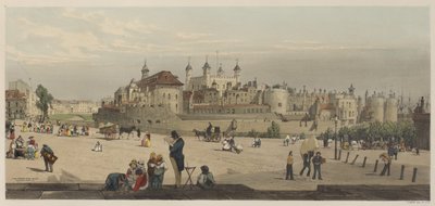 London As It Is: The Tower and Mint, från Great Tower Hill av Thomas Shotter Boys