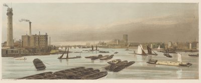 London As It Is: Westminster, från Waterloo Bridge av Thomas Shotter Boys