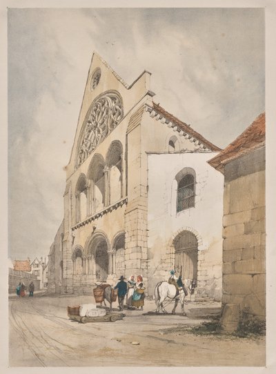 Pittoresk arkitektur i Paris, Gent, Antwerpen, Rouen: St. Andre, Chartres, Frankrike av Thomas Shotter Boys
