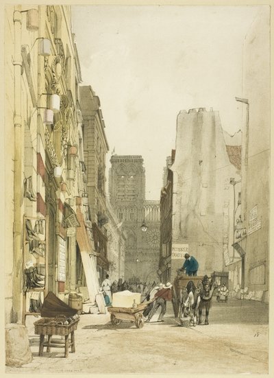 Rue Notre-Dame, Paris av Thomas Shotter Boys