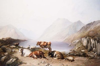 Ett stopp på vägen, Loch Etive av Thomas Sidney Cooper