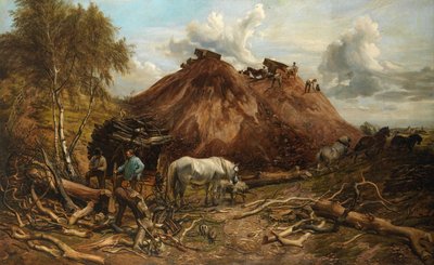 Rensa träet för järnvägen av Thomas Sidney Cooper