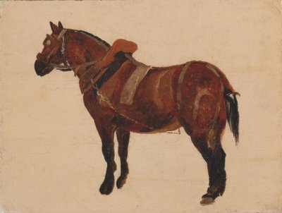 Studie av en arbetshäst av Thomas Sidney Cooper