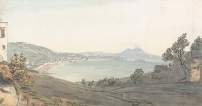 Chiaja av Neapel från Posillipo av Thomas Smith of Derby