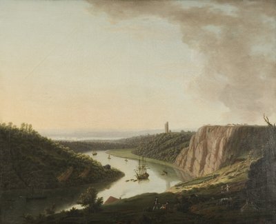 Utsikt från Durdham Down (olja på duk) av Thomas Smith of Derby