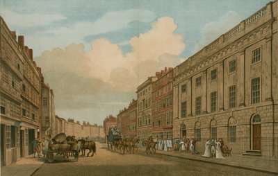 Hus ockuperat av Ostindiska kompaniet, Leadenhall Street, London, som återvänt 1726 av Thomas Snr. Malton