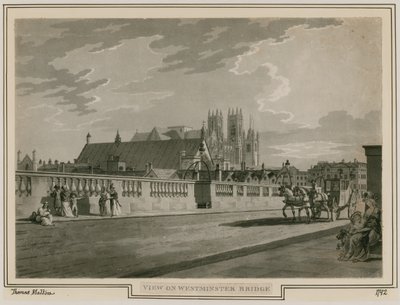 Utsikt över Westminster Bridge av Thomas Snr. Malton