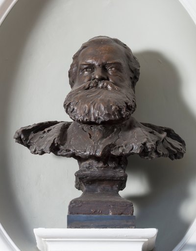 Byst av John Brett, ca 1890 (brons) av Thomas Stirling Lee