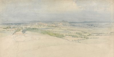 En avlägsen utsikt över Edinburgh av Thomas Stothard