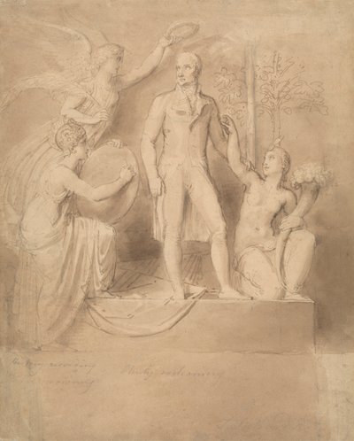 En studie för Wellington-monumentet av Thomas Stothard