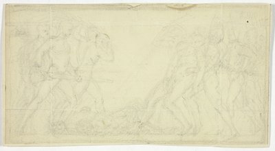 Fris av krigare av Thomas Stothard