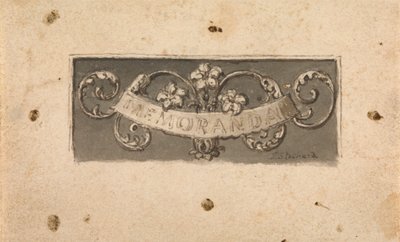 Memoranda av Thomas Stothard
