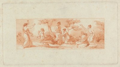 [En från] Två album, innehållande totalt 213 teckningar av Stothard för bokillustrationer av Thomas Stothard
