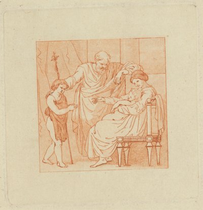 [En från] Två album, innehållande totalt 213 teckningar av Stothard för bokillustrationer av Thomas Stothard
