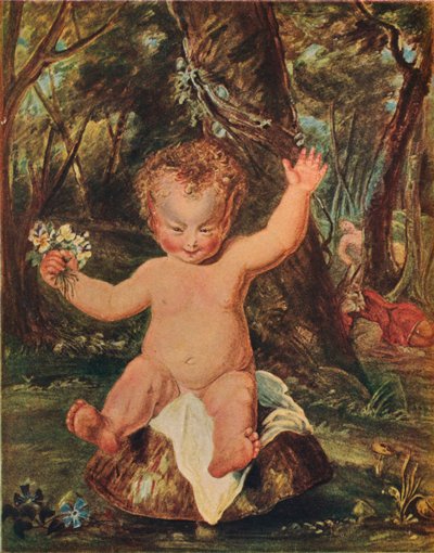 Puck, från en vattenfärgsteckning av Stoddart, efter Reynolds, 1789, 1903 av Thomas Stothard