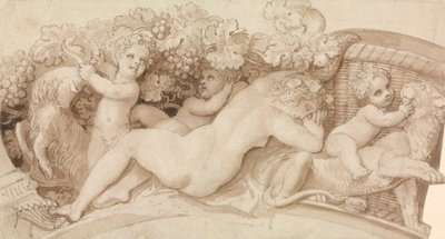 Reliefdesign för en silversaltkällare av Thomas Stothard