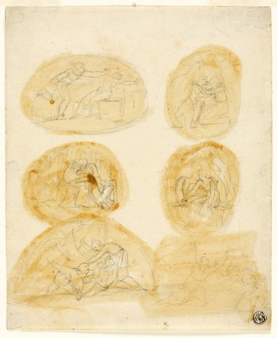 Sex vinjetter av Thomas Stothard