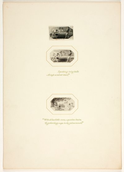 Studie för en plansch ur Uppgiften av Thomas Stothard