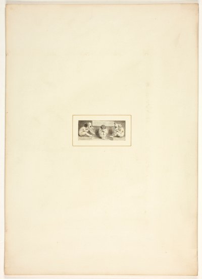 Studie för en plansch ur Uppgiften av Thomas Stothard