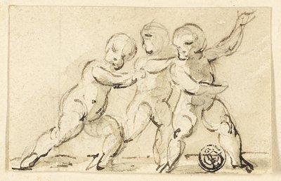 Tre Putti på spel av Thomas Stothard