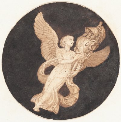 Vinjett för en titelsida: "Winged Victory" av Thomas Stothard