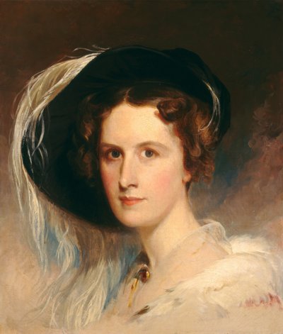 Ann Biddle Hopkinson (fru Francis Hopkinson) av Thomas Sully