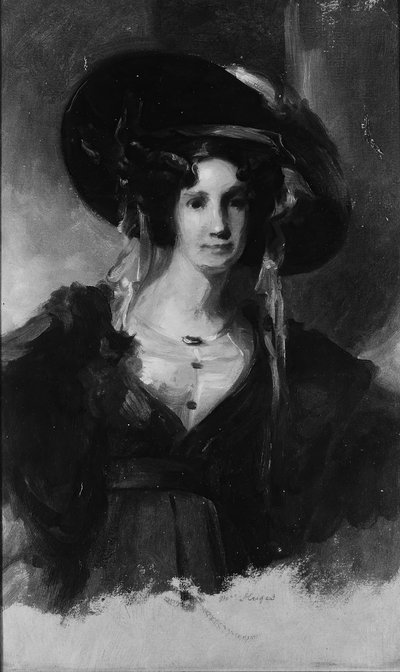 Mrs Hughes, ca. 1830. av Thomas Sully