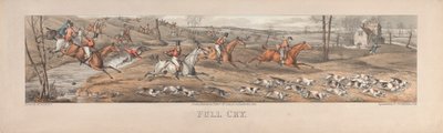 En uppsättning om fyra: Full Cry. London, pub. av Thos. McLean, 1824 av Thomas Sutherland