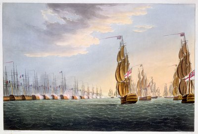 Slaget vid Nilen, 1 augusti 1798 1816 av Thomas Sutherland