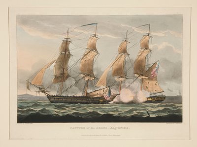 Capture of the Argus, augs. 14, 1813 av Thomas Sutherland